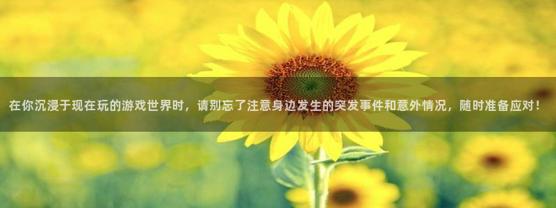 杏盛注册流程和入口：在你沉浸于现在玩的游戏世界时，请别忘了注
